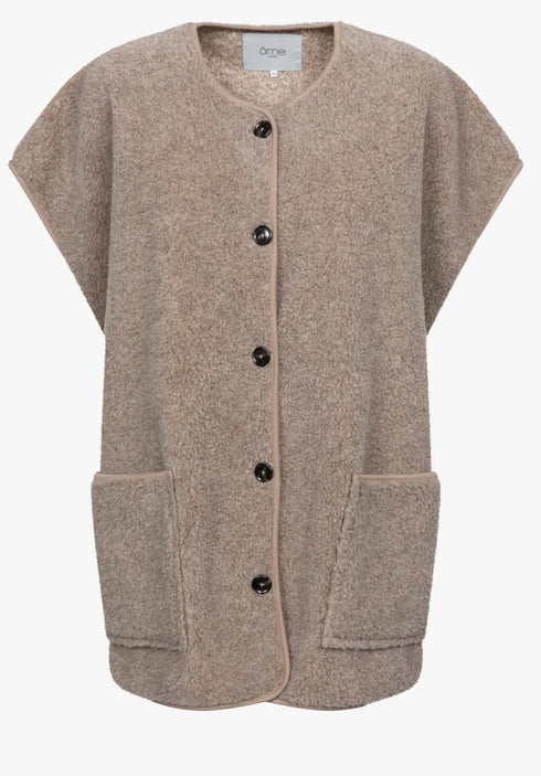 Âme antwerp ines taupe oversized sleeveless